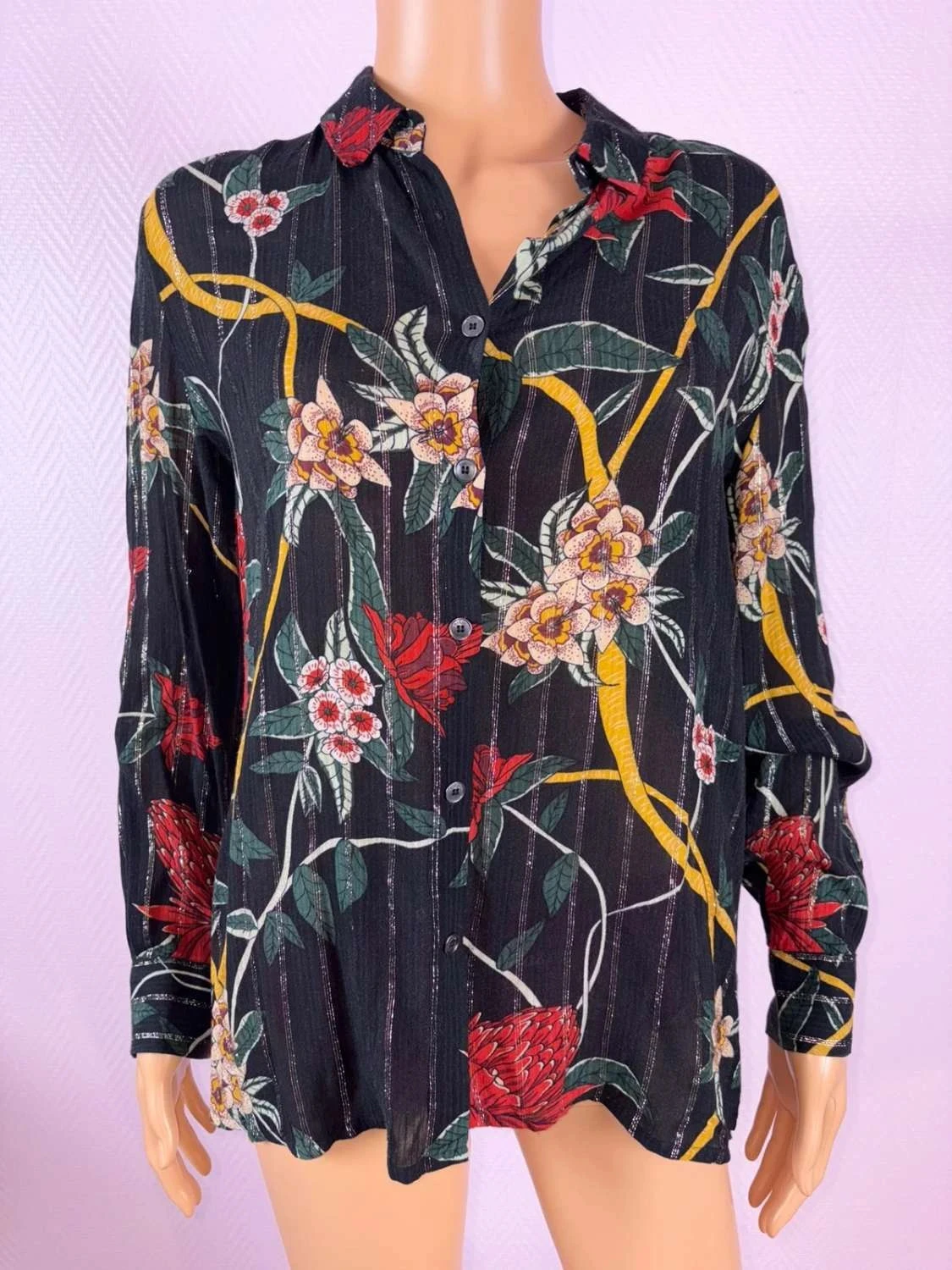 Camisa feminina tamanho 0 Ba&sh limpa – photo 3